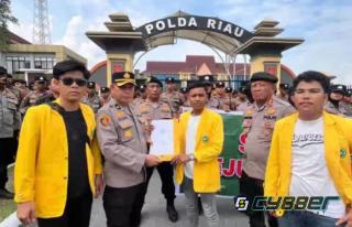 Mahasiswa Fakultas Hukum Unilak Tuntut Polda Riau Tetapkan Tersangka Penerbit SKGR di TNTN